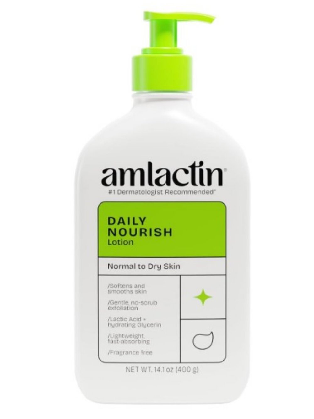 Amlactin Daily Nourish Lotion for Normal to Dry Skin Dermatologist Recommended